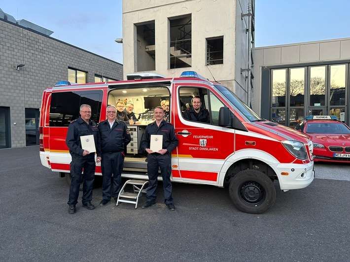 FW Dinslaken: Neue Einheitsführung für die IUK-Einheit der Feuerwehr Dinslaken
