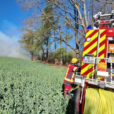FW-Velbert: Waldbrand in Velbert-Neviges