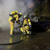 FW Königswinter: PKW gerät am Sonntagabend in Oberdollendorf in Brand