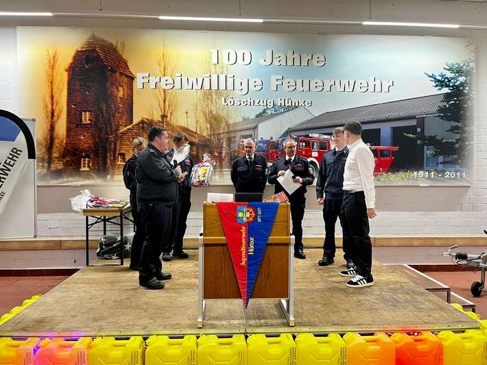 FW Hünxe: Neujahrsempfang der Jugendfeuerwehr Hünxe