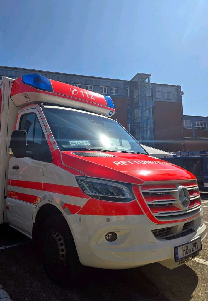 FW Bremerhaven: Hitzebedingte Einsätze für den Rettungsdienst