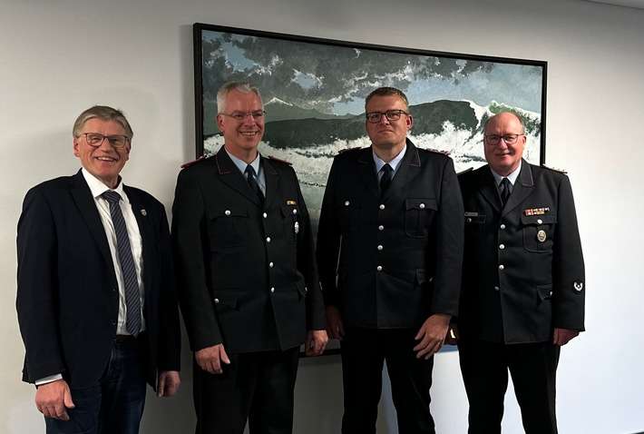FW-AUR: Neuer Ortsbrandmeister der Feuerwehr Wiesens ernannt