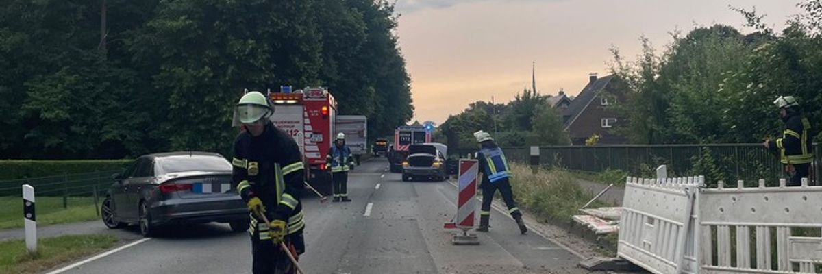 FW-Schermbeck: Unfall auf der Dorstener Straße