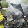 FW Bremerhaven: PKW-Brand auf der BAB 27