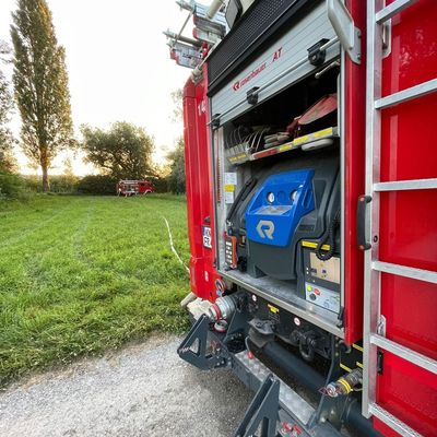 FW Reichenau: Brennender Baum konnte gelöscht werden, 20.06.2024, Reichenau-Mittelzell