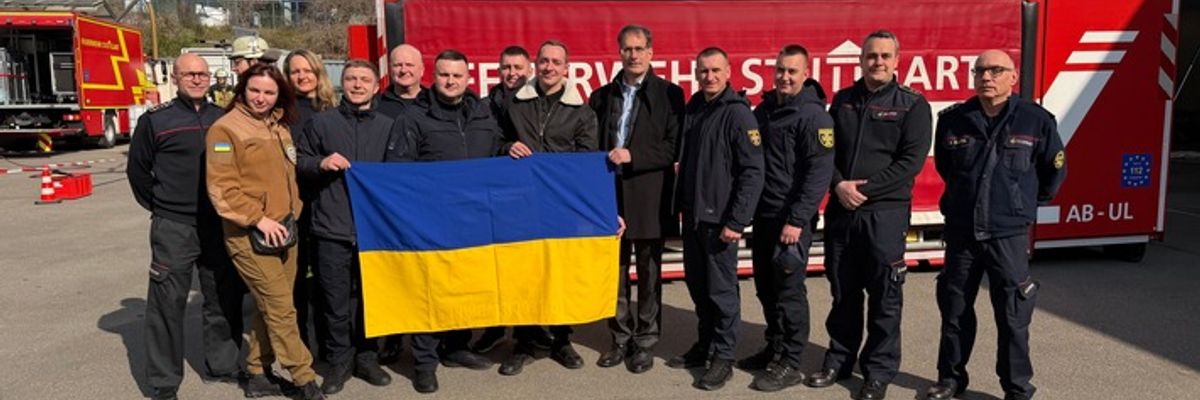FW Stuttgart: Einsatztraining für ukrainische Einsatzkräfte aus Chmelnyzkyj bei der Feuerwehr Stuttgart - gelebte Solidarität und partnerschaftliche Zusammenarbeit