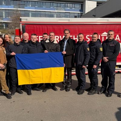FW Stuttgart: Einsatztraining für ukrainische Einsatzkräfte aus Chmelnyzkyj bei der Feuerwehr Stuttgart - gelebte Solidarität und partnerschaftliche Zusammenarbeit