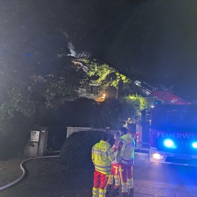 FW Pforzheim: Dachstuhlbrand in Würm