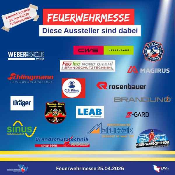 FW-LFVSH: Presseeinladung Landesfeuerwehrversammlung mit Ministerpräsident Daniel Günther am 25.04.2026