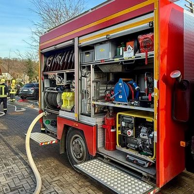 FW Kreuzau: Kellerbrand in Untermaubach Menschenleben in Gefahr /Vollalarm für die Feuerwehr Kreuzau