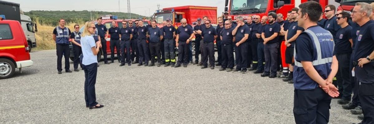 FW-BN: Erfolgreicher Abschluss des Waldbrandeinsatzes des NRW-Waldbrandmoduls GFFF-V DE1 in Spanien