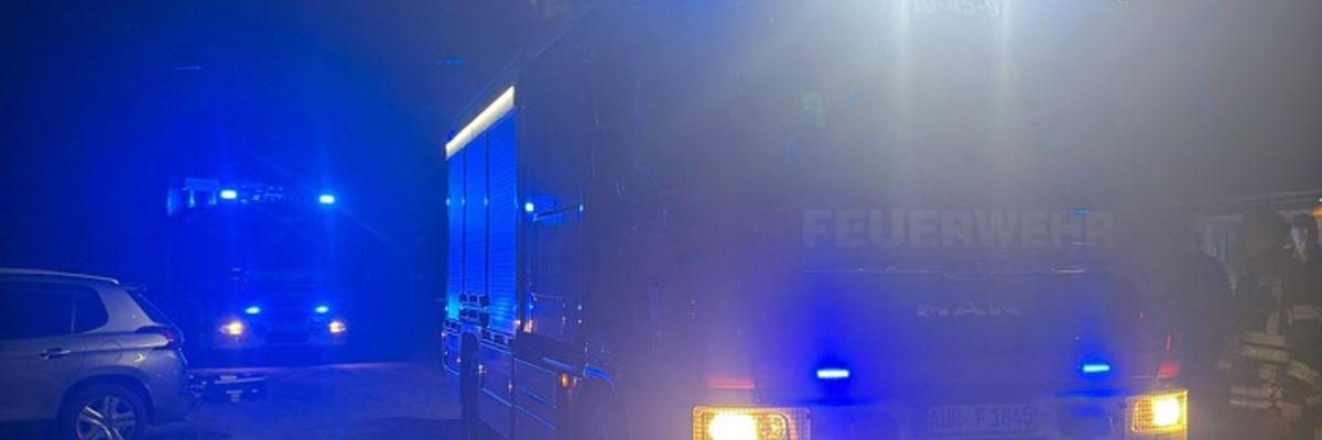 FW-AUR: Nächtlicher Feueralarm im Hotel