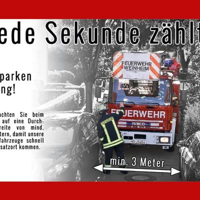 FW Weinheim: Keine Langeweile für die Weinheimer Feuerwehr am Wochenende