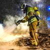 FW Dresden: Brand & Verkehrsunfall