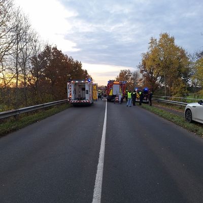 FW-ROW: Verkehrsunfall auf der Kreisstraße K205 zwischen Sottrum und Fährhof