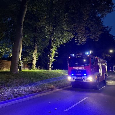 FW-AUR: Ausbreitung von PKW-Brand abgewendet