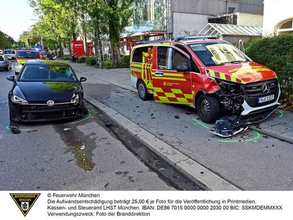 FW-M: Eigenunfall mit hohem Schaden (Milbertshofen)