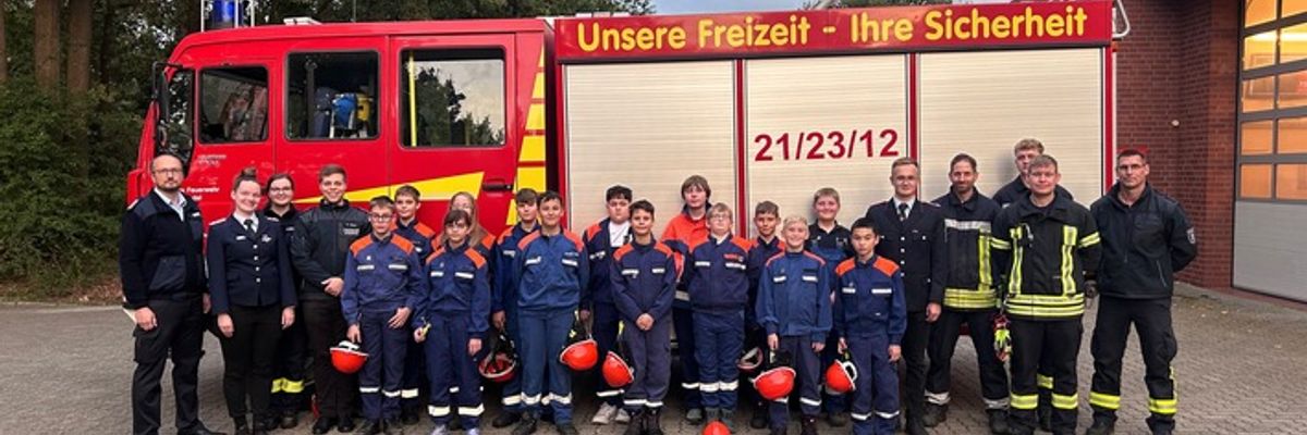 FW Flotwedel: Erfolgreiche Abnahme der Jugendflamme 1 in Wienhausen