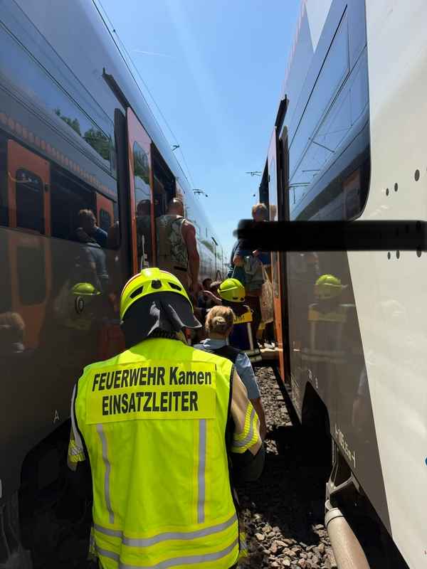 FW Kamen: Personenunfall im Bahnhof Kamen Methler