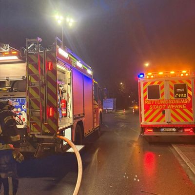 FW-WRN: Ruhiger Jahreswechsel für die Freiwillige Feuerwehr Werne - vier Einsätze am Neujahrstag