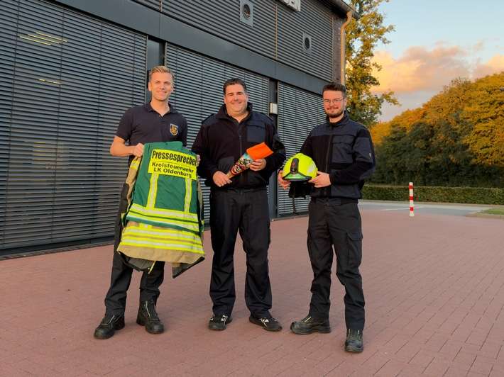 FW-OLL: Neuzugang in der Pressestelle der Kreisfeuerwehr Oldenburg