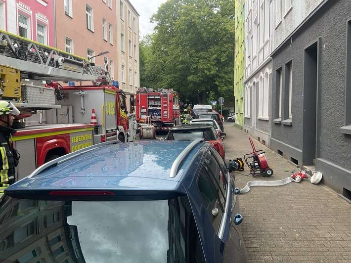 FW-DO: Küchenbrand in Mehrfamilienhaus in der Dortmunder Nordstadt