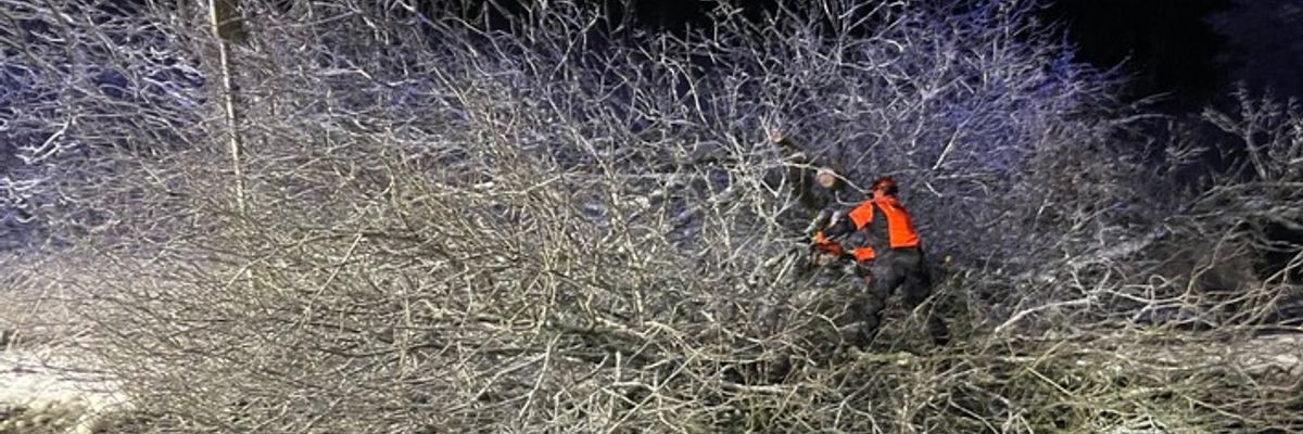 FW-EN: Baum blockiert Fahrbahn