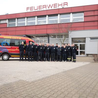 FW-KLE: CBRN-Zug auf Exkursion beim Forschungszentrum Jülich