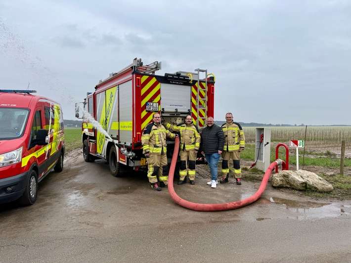 FW Rheurdt: Neues Löschwasserkonzept: Rheurdt investiert in die Sicherheit