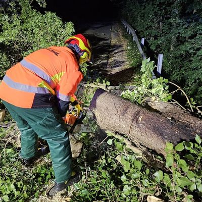 FW-Schermbeck: Nächtliche Sturmschäden