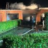 FW-ROW: Garage brennt in voller Ausdehnung - Feuerwehr verhindert Übergreifen auf Wohnhaus
