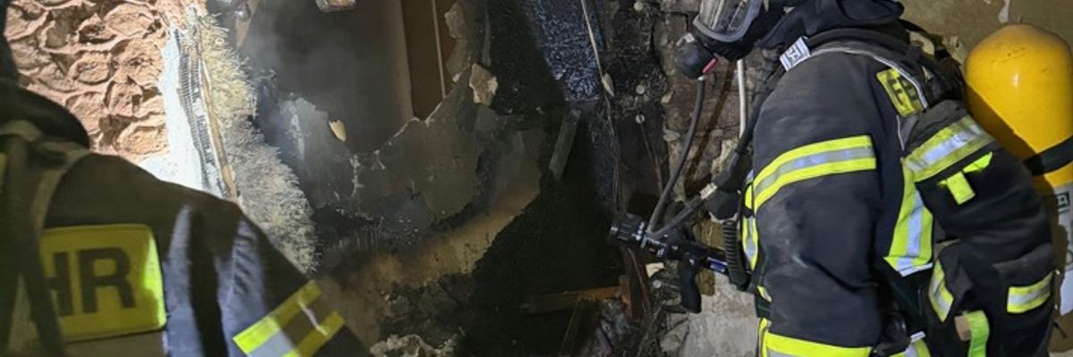 FW-OB: Brand in Zwischenwand