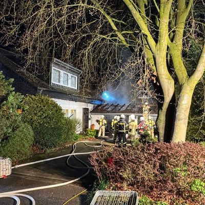 Feuerwehr Kalkar: Garagenbrand in Kalkar
