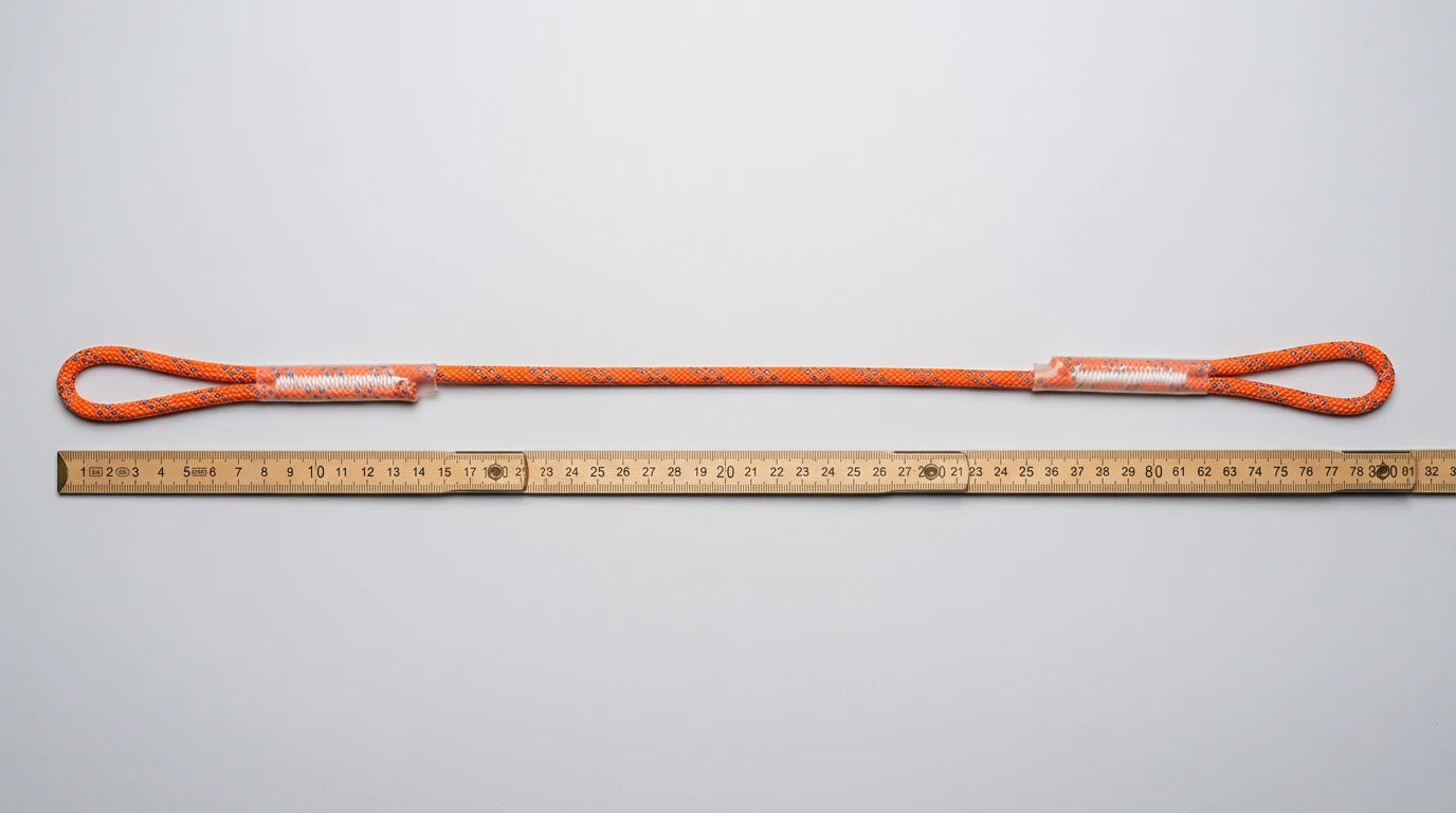 Optimierte Seillänge - Seilschlauchhalter mit Karabiner