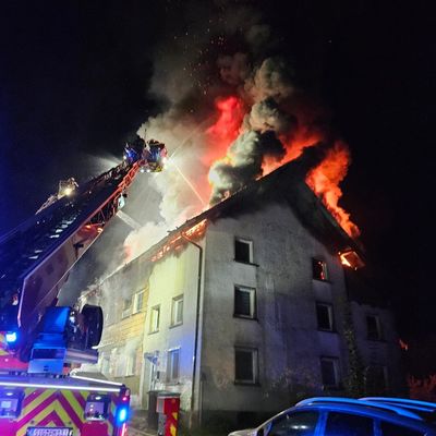 KFV Sigmaringen: Brand Mehrfamilienhaus