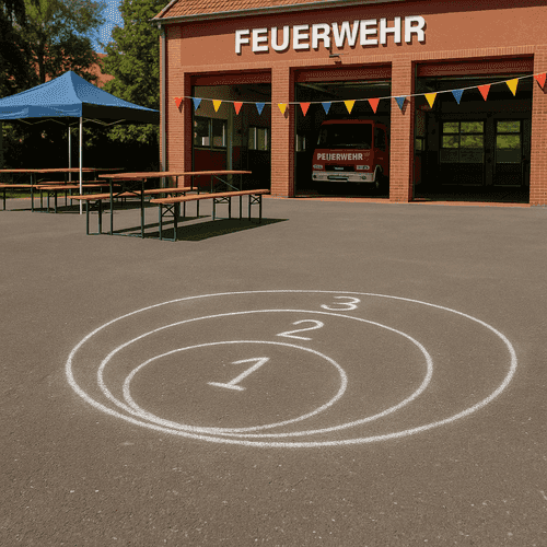 Kinderfeuerwehr Jahrmarkt im Feuerwehrhaus mit Ständen 🎯🚒 Bildanhang: 171