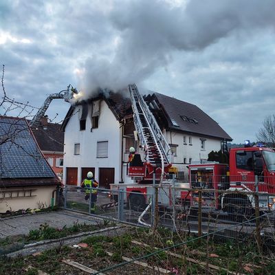 FW Stockach: Gebäudebrand