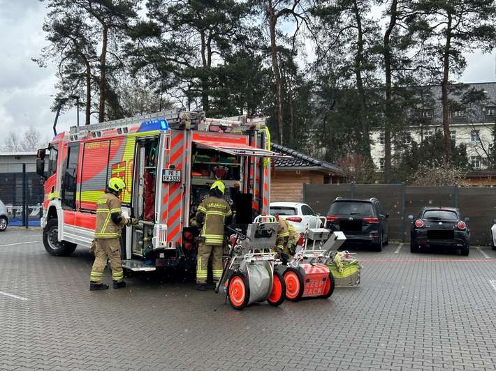 FW Paderborn: Rauchentwicklung im Saunabereich eines Fitness-Studios