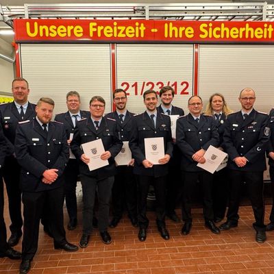 FW Flotwedel: Ortsfeuerwehr Wienhausen zieht positive Jahresbilanz - Wahl eines stellvertretenden Ortsbrandmeisters und zahlreiche Beförderungen​