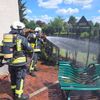FW Datteln: Brennende Hecke löst Großalarm aus
