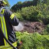 FFW Schiffdorf: Feuerwehr kann Ausbreitung verhindern - Angler setzt Notruf ab