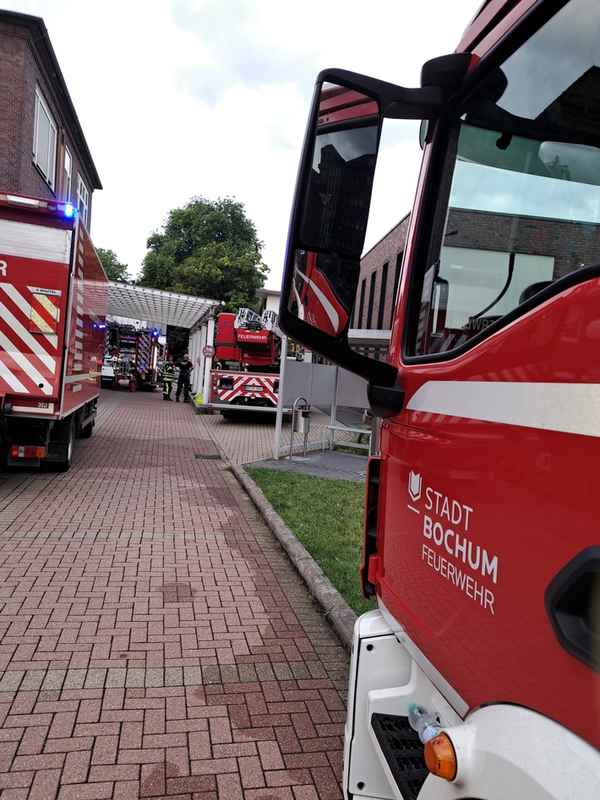 FW-BO: Brand eines Patientenzimmer im Martin-Luther-Krankenhaus Bochum