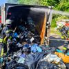 FW-BN: Brand in Müllpresse führt zu kräftezehrendem Löscheinsatz
