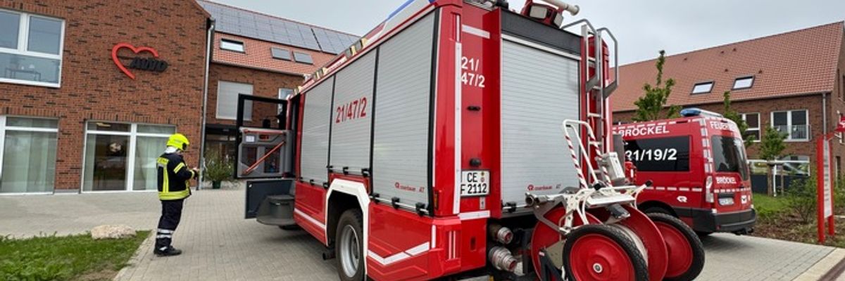 FW Flotwedel: Ausgelöste Brandmeldeanlage in Bröckeler Gesundheitszentrum