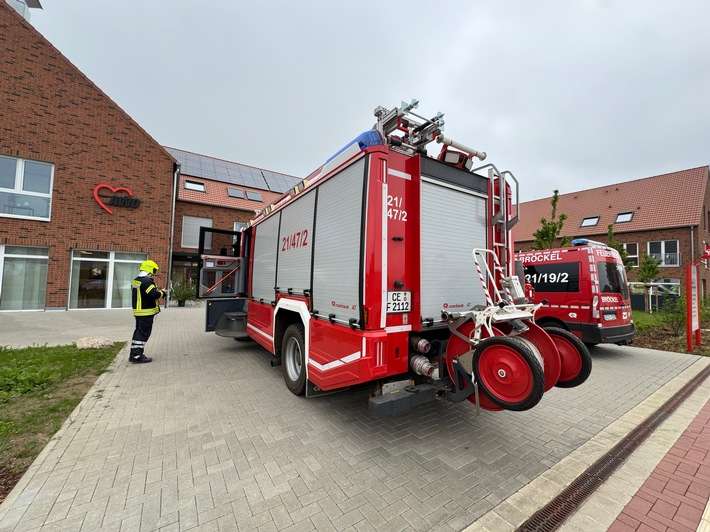 FW Flotwedel: Ausgelöste Brandmeldeanlage in Bröckeler Gesundheitszentrum