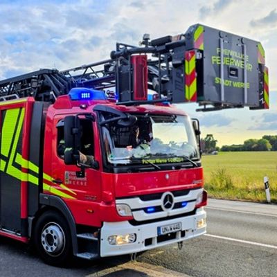 FW-WRN: Feuerwehren Werne und Ascheberg proben den Ernstfall - Gelungene Gemeinschaftsübung an der Gemeindegrenze