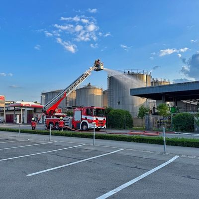 FW Konstanz: Gemeinsam Stark, Übung der Feuerwehren Kreuzlingen und Konstanz