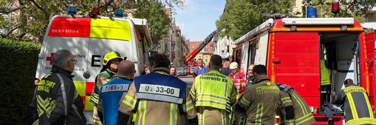 FW Konstanz: Wohnungsbrand in der Altstadt