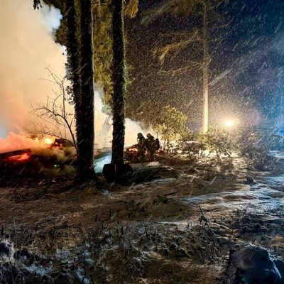 FW Osterholz-Scharm.: Gebäudebrand in Teufelsmoor