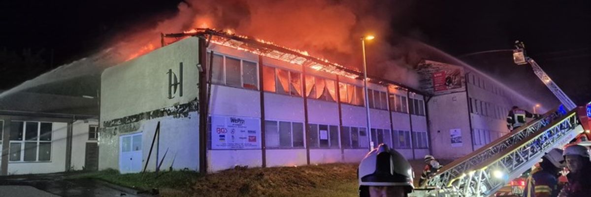 KFV Sigmaringen: 17.06.2026 Brand Industriegebäude in Neufra